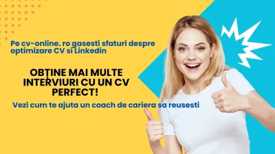 Obține mai multe interviuri cu un CV perfect! Vezi cum te ajută CV-Online.ro să reușești