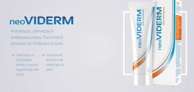 Neoviderm cremă – protecție eficientă pentru pielea iritată și arsă