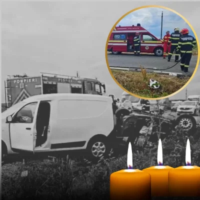 Tragedie în Alexandria! Instructor auto mort într-un accident cumplit, trei răniți transportați la spital