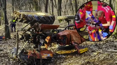 Tragedie în Iași! Bărbat găsit mort după ce tractorul s-a răsturnat peste el!
