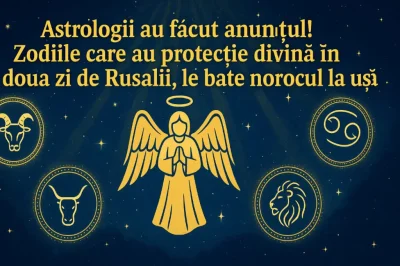 Astrologii au facut anuntul! Zodiile care au protectie divina in a doua zi de Rusalii, le bate norocul la usa