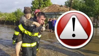 Cod portocaliu pe Olt în Brașov! Cod galben extins în 20 de județe – risc major de inundații!