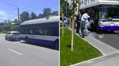 Tragedie în Chișinău! Femeie de 63 de ani ucisă de troleibuz în timp ce traversa neregulamentar