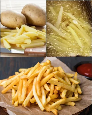 Secretul dezvăluit! Cum să faci cei mai crocanți cartofi prăjiți cu un ingredient banal din bucătărie!