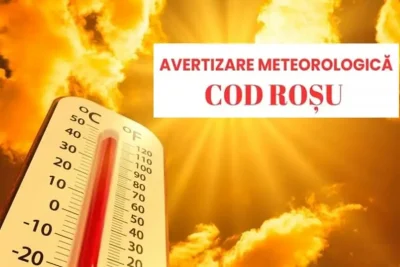 Cod roșu de caniculă în București și șase județe! Cum va fi vremea în următoarele 24 de ore