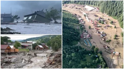 Inundații devastatoare în Moldova: 3 morți, sute evacuate și pagube uriașe în România