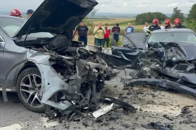 CARNAGIU în această dimineață! S-a urcat la volan beat și fără permis! Impact devastator!