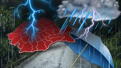 Alertă METEO: Furtuni VIOLENTE lovesc 17 județe, ploi torențiale și risc major de INUNDAȚII până diseară!