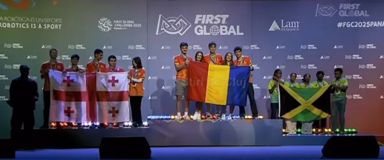 Medalie de aur Olimpiada Nationala de Robotica