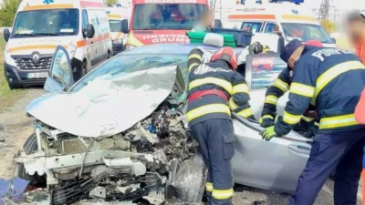 Haos pe Autostrada A3 după un carambol cu 7 mașini. Traficul spre București este blocat, se circulă pe DN1