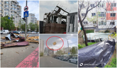 VIJELII DEVASTATOARE în România! Vântul a bătut cu puterea unui uragan și a provocat…