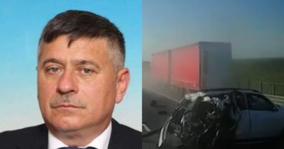 Sfârșit groaznic pentru Gabriel, consilierul lovit de TIR pe A1. Soția lui a văzut totul și a plecat cu elicopterul SMURD