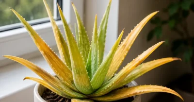 De ce se îngălbenește Aloe vera. Testul de 3 secunde care îți salvează planta și ce trebuie să verifici la frunze
