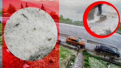 Ciclonul care a distrus tot în România. Grindina a acoperit mai multe județe, anunț oficial de la ANM pentru mai mulți ani