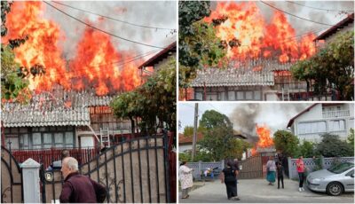 Mobilizare de forțe! O casă a fost cuprinsă de flăcări: ce au găsit pompierii când au ajuns la fața locului
