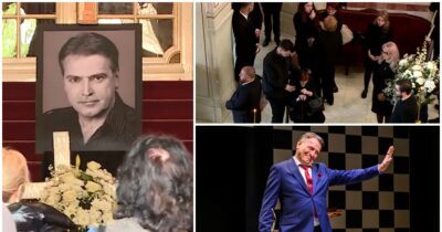 Imagine sfâșietoare cu mama lui Ioan Isaiu la căpătâiul fiului! Actorul, condus azi pe ultimul drum în lacrimi la Dej