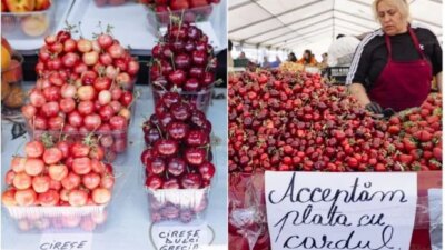 Diferență uriașă în piețele din București. Cât a ajuns să coste un kilogram de cireșe în Amzei față de Obor