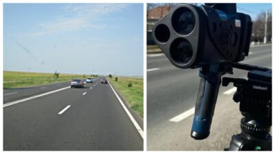 Ireal cu ce viteză a fost prins un pensionar de 70 de ani în Bacău! Polițiștii nu au crezut ce indică radarul pe E85