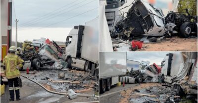 Sfârșit groaznic pentru un șofer român de 53 de ani pe o autostradă din Germania! A intrat cu TIR-ul în plin, fără frâne