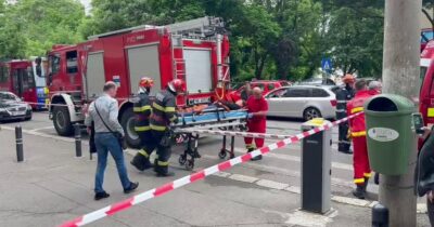 Panică la Ministerul Transporturilor! Un lift plin cu oameni s-a prăbușit în gol. Echipele SMURD au intervenit de urgență
