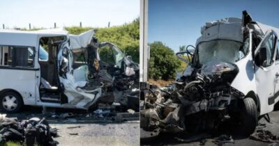 Răfuială în trafic! Doi șoferi s-au tamponat intenționat și s-au luat la bătaie în mijlocul străzii