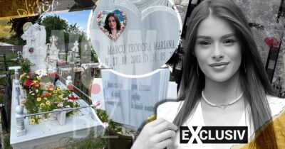 Imagini de la mormântul Teodorei Marcu la un an de la crimă! Detaliul de pe cavou care i-a lăsat pe toți fără cuvinte