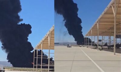 Acident grav! Opt persoane au murit după ce un avion B-52 s-a făcut praf imediat după decolare