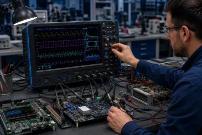 Osciloscoape digitale profesionale: Criterii de selectie hardware si tehnici avansate de analiza a semnalelor