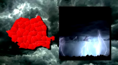Adio caniculă în România! Se anunță vijelii și grindină în 17 județe. Meteorologii au emis cod portocaliu de urgie