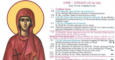 Calendar ortodox 13 iunie 2026! Ce sărbătoare este sâmbătă și ce pățești dacă nu faci asta