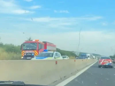 Accident cumplit pe un drum național. Șase persoane au ajuns de urgență la spital după ce mașina a ieșit în decor. Printre victime se află și patru copii