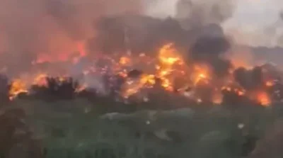 Dezastru la o fermă din România. Munca de doi ani a unui fermier a fost mistuită de flăcări într-o singură noapte