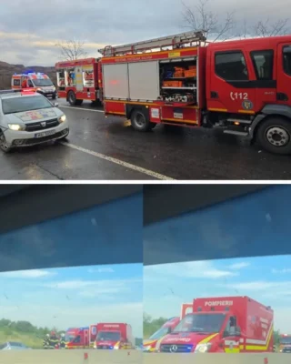 Clipe de coșmar pe un drum național. Șase persoane, printre care patru copii, au ajuns de urgență la spital după ce mașina a ieșit de pe carosabil