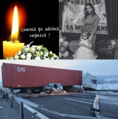 Tragedie pe autostrada A1. O mamă și fetița ei de 5 ani s-au stins împreună.