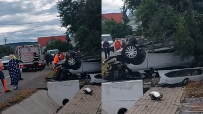 Tragedie pe șosea. Un șofer a murit după ce a fost proiectat prin parbriz în urma unui impact violent