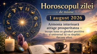 Horoscopul pentru prima zi din august. Cum sunt influențate zodiile de energia nouă a lunii