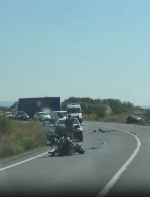Accident mortal pe DN 1. Un motociclist polonez a murit după impactul cu două mașini lângă Oșorhei