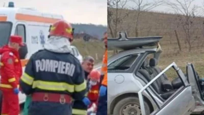 Accident mortal pe DN 6 în Caraș Severin. O persoană a decedat și alte două au fost rănite după impactul dintre două autoturisme
