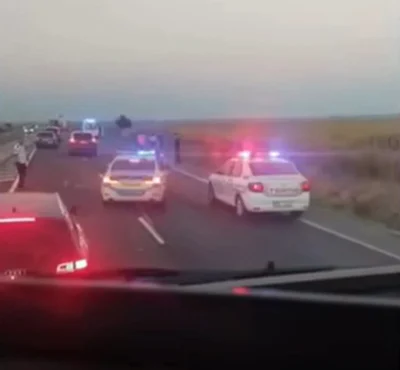 Accident mortal pe DN5. Un pieton a murit după ce a fost lovit de o mașină la Călugăreni