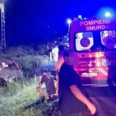 Tragedie rutieră în Dâmbovița. Un șofer fără permis a provocat un accident în care au murit cinci oameni