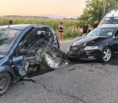 Accident mortal în județul Gorj. O șoferiță și-a pierdut viața după un impact violent pe DN 67