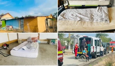Zeci de persoane vârstnice și cu dizabilități evacuate dintr-un azil clandestin din Olt