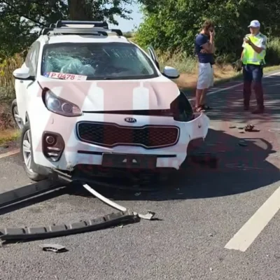 Accident rutier grav în Constanța. Cinci persoane, printre care doi copii, au fost transportate la spital