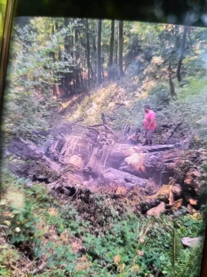 Tragedie rutieră în Vâlcea. O mașină a căzut în prăpastie și a luat foc, iar un bărbat a murit
