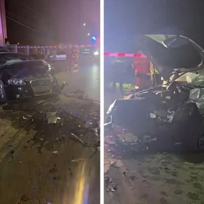 Accident mortal pe drumul național dintre Turda și Câmpia Turzii. Un bărbat și-a pierdut viața după o coliziune violentă