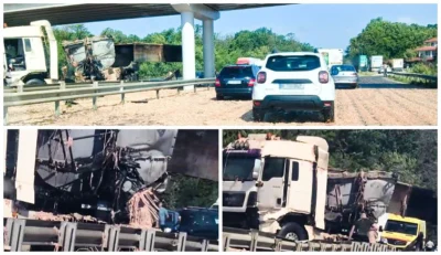 ACUM! Trafic BLOCAT pe A1 PITEȘTI – BUCUREȘTI! TONE de alimente împrăștiate pe autostradă!