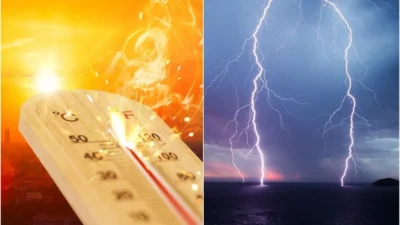 Cod galben de caniculă urmat de vijelii și o răcire accentuată a vremii în aproape toată țara