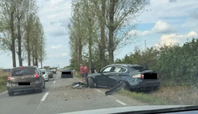 Accident rutier cu victime în județul Iași. Mai mulți copii au fost implicați în coliziunea dintre două mașini