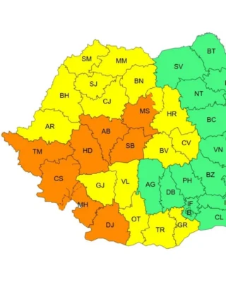 ANM anunță cod portocaliu de caniculă cu temperaturi de până la 36 de grade în România
