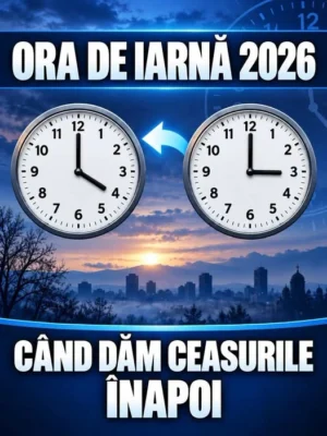 Când trecem la ora de iarnă în 2026. Noaptea în care dăm ceasurile înapoi și cum ne afectează această modificare
